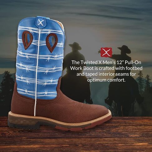 Twisted X Western Boot Cowboy Men 12" Work Boot in Saudi Arabia