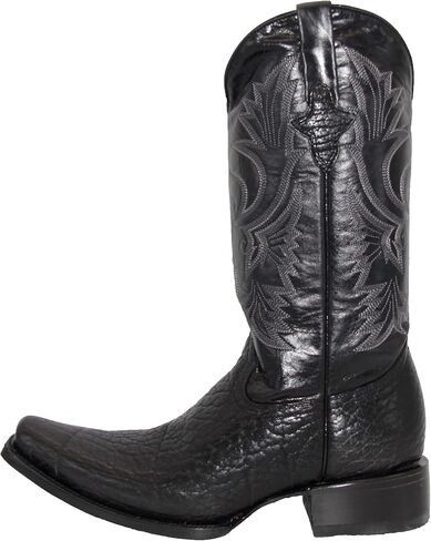 Westerns Shops Men’s Genuine Leather Luxury Bull Neck Print Western Cowboy Boot in Saudi Arabia