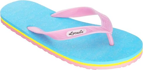 Locals Stripe Style Flip Flop Sandals in Kuwait