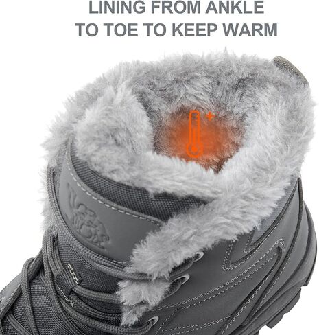 CAMEL Men's Winter Snow Boots Water Repellent Insulated Work Boot With Warm Lined Ankle Hiking Shoes in Saudi Arabia