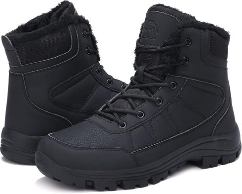 أحذية الثلوج الشتوية للرجال من CAMEL، أحذية عمل معزولة طاردة للماء مع أحذية للكاحل مبطنة دافئة للمشي لمسافات طويلة in Kuwait