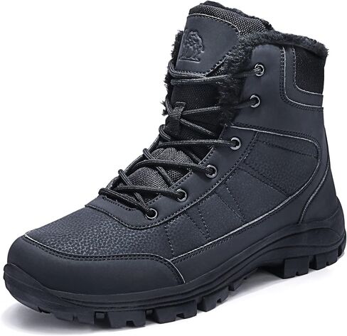 أحذية الثلوج الشتوية للرجال من CAMEL، أحذية عمل معزولة طاردة للماء مع أحذية للكاحل مبطنة دافئة للمشي لمسافات طويلة in Kuwait