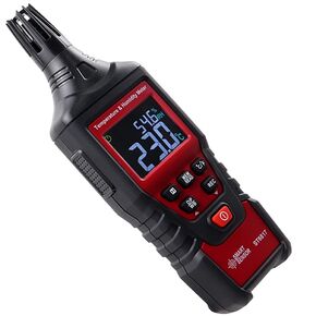 Lunarlipes ST6817 Thermometer Hygrometer, Digital Temperature Humidity Meter, Handheld Thermometer Hygrometer with Ambient, Dew Point, Wet Bulb for Outdoor and Indoor, Max/Min Hold, LCD Backlight in Kuwait