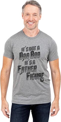 Thread Tank It's A Father Figure Men's Modern Fit Fun Casual T-Shirt Printed Graphic Tee in Kuwait