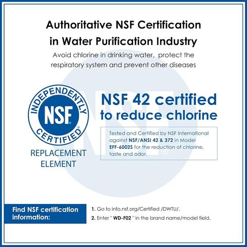 Waterdrop 4396508 بديل لـ Whirlpool 4396510، EDR5RXD1، NLC240V، PNL240V، 4396508p، 4396547، 4392857، 9010، LC400V، WF-NLC240V، 46-9010، فلتر Everydrop 5 فلتر مياه للثلاجة، 5 عبوات in Saudi Arabia