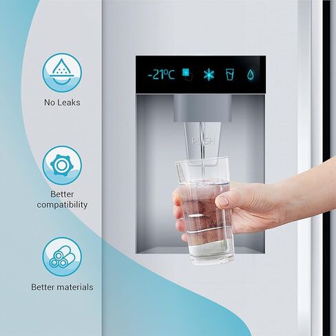 فلتر مياه للثلاجة من AQUA CREST 12033030، بديل لبوش الترا وضوح Pro BORPLFTR50،11025825،12028325،BORPLFTR55،WFC100MF، WFS200MF، عبوة واحدة in Saudi Arabia