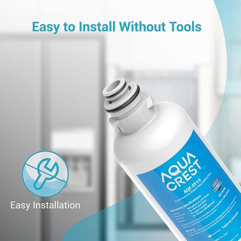 فلتر مياه للثلاجة من AQUA CREST 12033030، بديل لبوش الترا وضوح Pro BORPLFTR50،11025825،12028325،BORPLFTR55،WFC100MF، WFS200MF، عبوة واحدة in Saudi Arabia