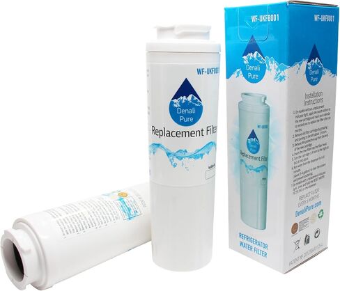 2-Pack Replacement for Whirlpool GI0FSAXVY Refrigerator Water Filter - Compatible with Whirlpool 4396395 Fridge Water Filter Cartridge in Saudi Arabia