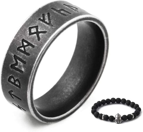 BAVIPOWER Viking Wolf Fenrir Head Pendant Stainless Steel Keel Chain Nordic Necklace Powerful Pagan Jewelry for Men Women Nordic Talisman Amulet Protection in Saudi Arabia