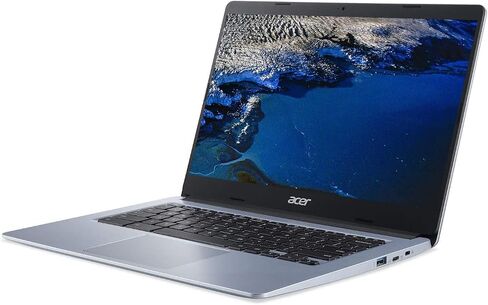 2022 Acer 14" FHD IPS Chromebook, Intel Celeron Processor Up to 2.55 GHz, 4GB Ram, 64GB SSD, Ultra-Fast 6th Gen WiFi Speed, Chrome OS(Renewed) (Dale Silver) in Kuwait