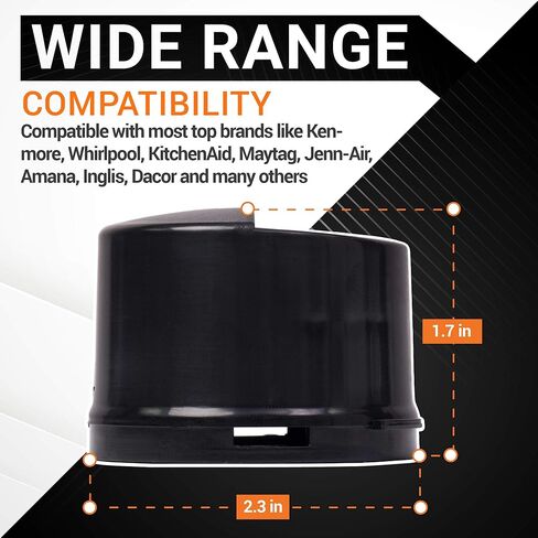 2260518B 2260502B قطعة غيار غطاء فلتر مياه الثلاجة من BlueStars - مناسب تمامًا لمرشحات Whirlpool وKenmore - يستبدل WP2260518B WP2260518BVP PS11739970 in Kuwait