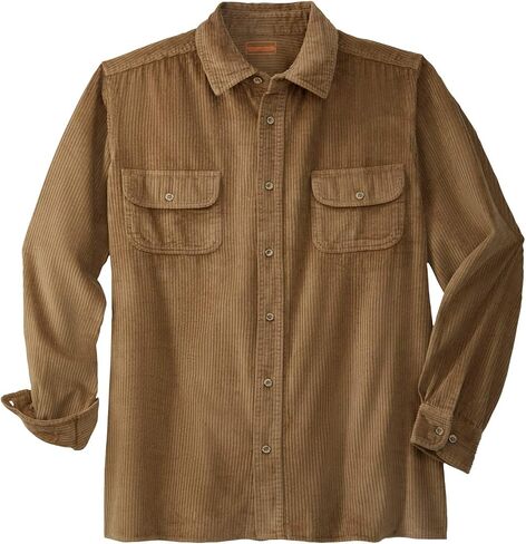 KingSize Men's Big & Tall Long-Sleeve Corduroy Shirt in Kuwait