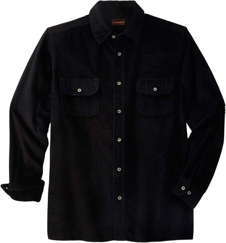 KingSize Men's Big & Tall Long-Sleeve Corduroy Shirt in Kuwait