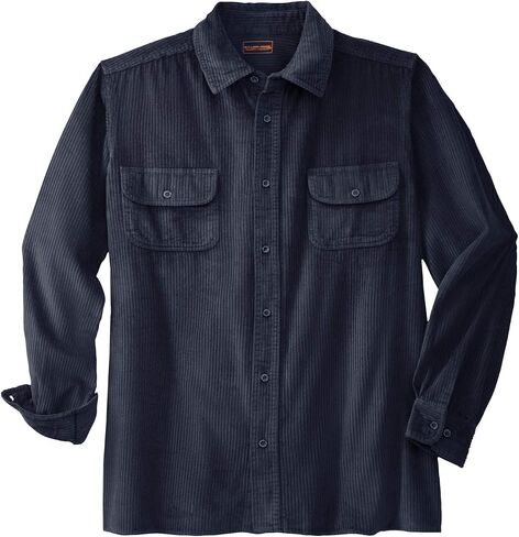 KingSize Men's Big & Tall Long-Sleeve Corduroy Shirt in Kuwait