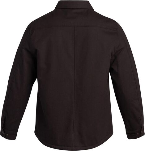 Bass Creek Outfitters Men's Shirt Jacket - Sherpa Lined Duck Canvas Button Down Shirt in Saudi Arabia