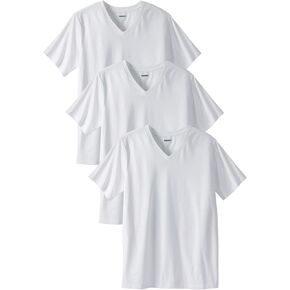 KingSize Men's Big & Tall Cotton V-Neck Undershirt 3-Pack in Saudi Arabia