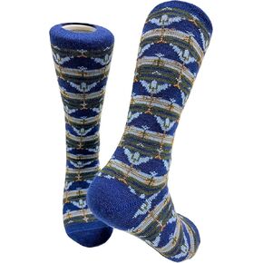Alpaca Wool Designer Socks are Cozy, Warm & Colorful - Tulip Stripe in Kuwait