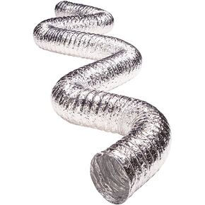Deflecto Non Insulated Metallic Duct, Flexible, 3" x 25', Silver in Saudi Arabia