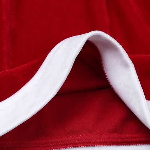 QinCiao Men's Velour Holiday Boxers Christmas Santa Cosplay Boxer Shorts Underwear Red XX-Large in Saudi Arabia