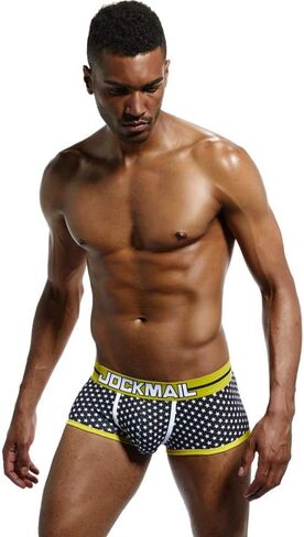 JOCKMAIL Cotton Men Underwear Boxers Sexy Male Underpants Men Boxer Shorts in Saudi Arabia