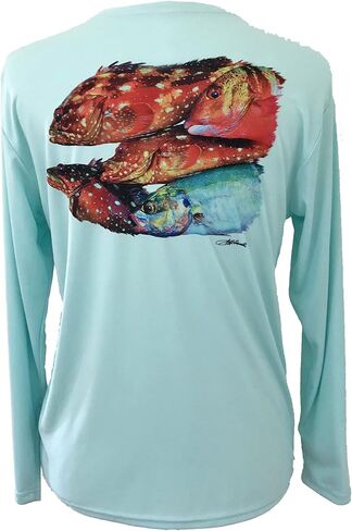 BeAFish Performance Fishing Shirt, Sun Protection and Moisture Wicking Technology, UPF 25 in Saudi Arabia