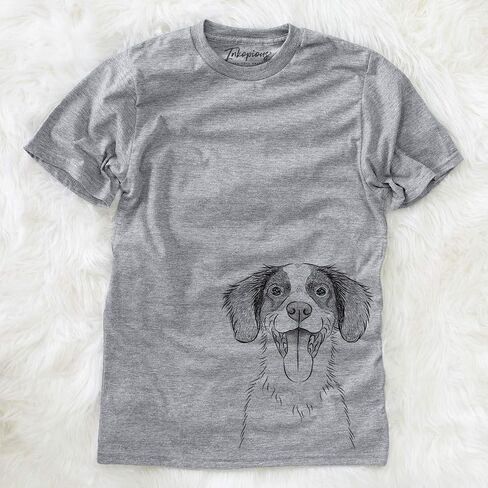 Bare Birdie The Brittany Dog Triblend T-Shirt in Kuwait