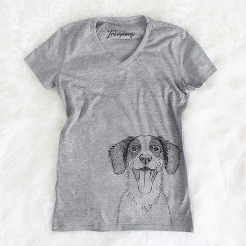 Bare Birdie The Brittany Dog Triblend T-Shirt in Kuwait