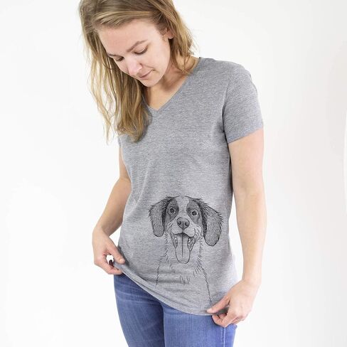 Bare Birdie The Brittany Dog Triblend T-Shirt in Kuwait