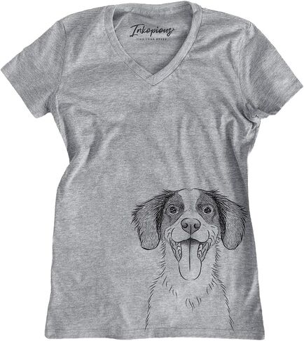 Bare Birdie The Brittany Dog Triblend T-Shirt in Kuwait