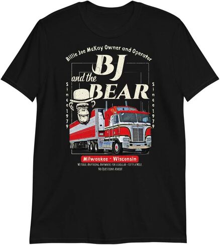 Alema Art BJ & The Bear Trucking Company Softstyle T-Shirt in Saudi Arabia