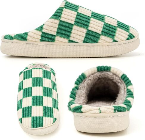 Guyarns House Slippers for Women & Men - Fuzzy, Casual Indoor/Outdoor Shoes with Memory Foam & Faux Fur Lining in Saudi Arabia