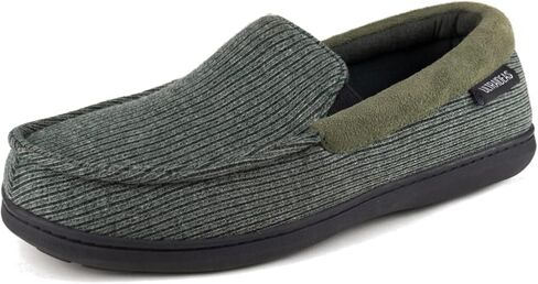 ULTRAIDEAS Men's Carver Slippers Moc Loafer House Shoes Memory Foam in Kuwait