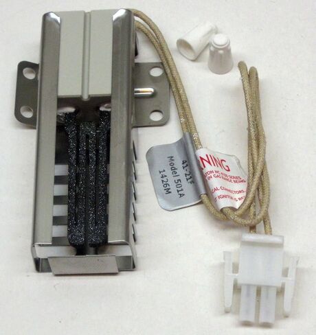 WB13K21 for GE Gas Oven Range Ignitor Norton 501A Glowbar PS231280 AP2020569 in Saudi Arabia