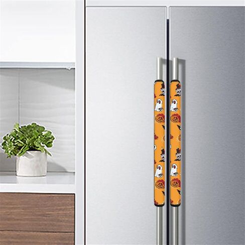 2 PCS Christmas Decor Snowman Refrigerator Door Handle Covers Kitchen Appliance Decor Handles Anti-Skid Anti-Static Protector Fridge, Dishwasher Oven Keep Off Fingerprints,Food Stains in Saudi Arabia