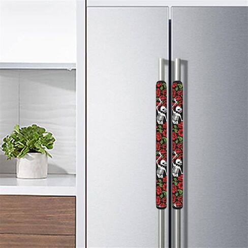 2 PCS Christmas Decor Snowman Refrigerator Door Handle Covers Kitchen Appliance Decor Handles Anti-Skid Anti-Static Protector Fridge, Dishwasher Oven Keep Off Fingerprints,Food Stains in Saudi Arabia