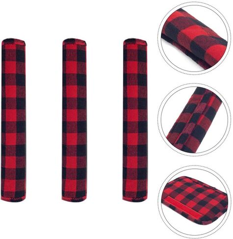 Beaupretty 3pcs Christmas Refrigerator Handle Cover Microwave Oven Dishwasher Fridge Door Handle Covers Kitchen Appliance Handle Covers Protector Kitchen Xmas Decorations in Kuwait
