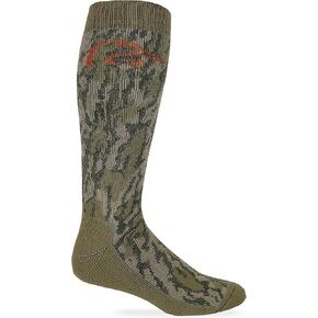 جوارب مموهة مصنوعة من مزيج من الصوف المموه غير محدود والطحالب الأصلية من شركة Ducks Unlimited Mossy Oak Original Bottomland ، Camo (L) W 9-12 / M 9-13، زوج واحد in Kuwait