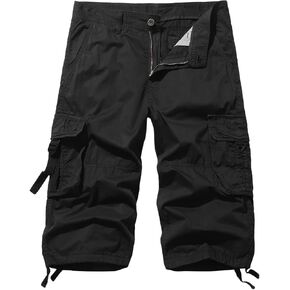 HODZAIW Men's Below The Knee Shorts 3/4 Cargo Shorts in Saudi Arabia