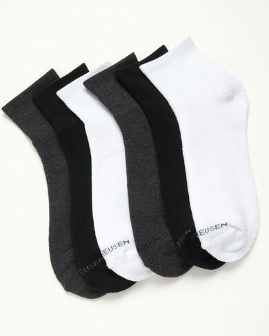 Van Heusen Men's Athletic Quarter Cut Socks (6 Pack) in Kuwait