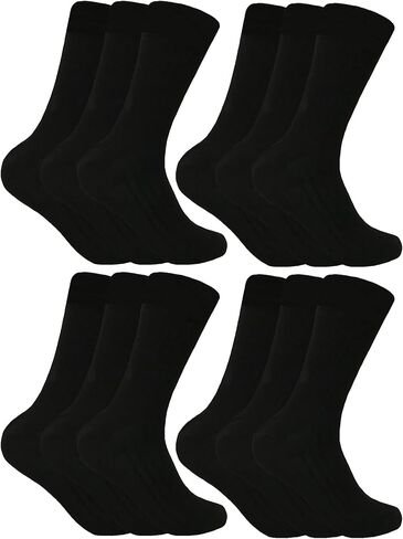 12 Pairs Mens Wool Boot Socks | Sock Snob | Breathable Warm Hiking Socks in Saudi Arabia