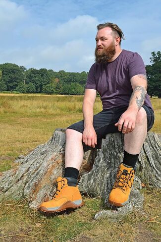 12 Pairs Mens Wool Boot Socks | Sock Snob | Breathable Warm Hiking Socks in Saudi Arabia
