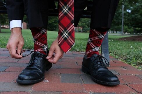 San Diego State University Tartan Socks in Kuwait