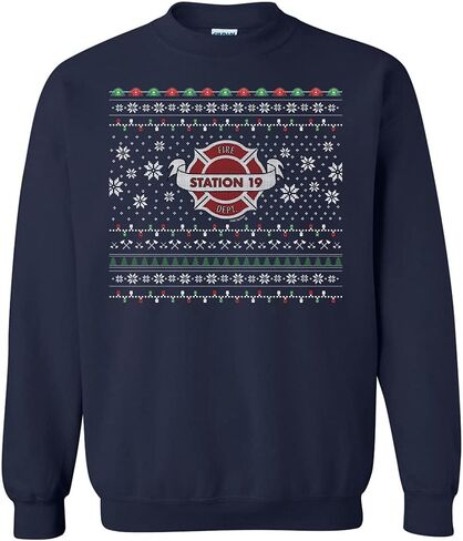 Station 19 Holiday Fleece Crewneck Sweatshirt in Kuwait