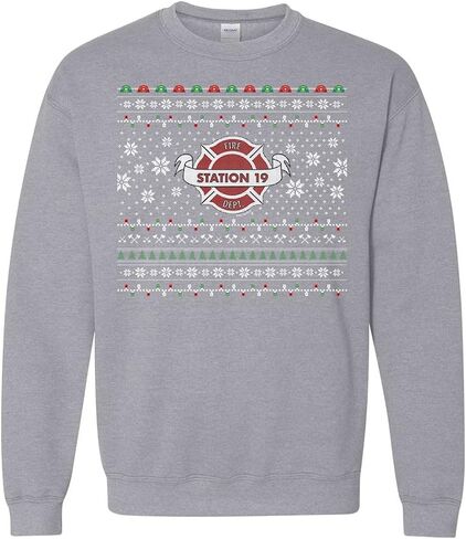Station 19 Holiday Fleece Crewneck Sweatshirt in Kuwait