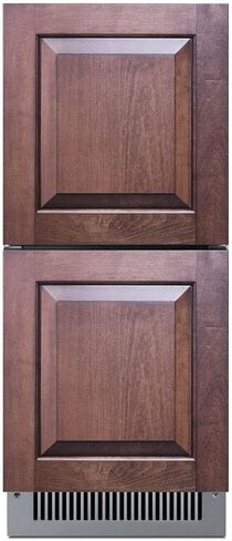 Summit Appliance ADRD15 15" Wide 2-Drawer All-Refrigerator, ADA Compliant, Panel-ready Drawer Fronts, Interior Lighting, Digital Display, Digital thermostat, No-frost Operation, 2.8 cu.ft Capacity in Saudi Arabia