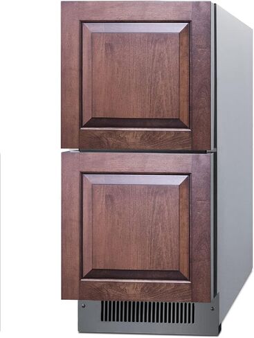Summit Appliance ADRD15 15" Wide 2-Drawer All-Refrigerator, ADA Compliant, Panel-ready Drawer Fronts, Interior Lighting, Digital Display, Digital thermostat, No-frost Operation, 2.8 cu.ft Capacity in Saudi Arabia