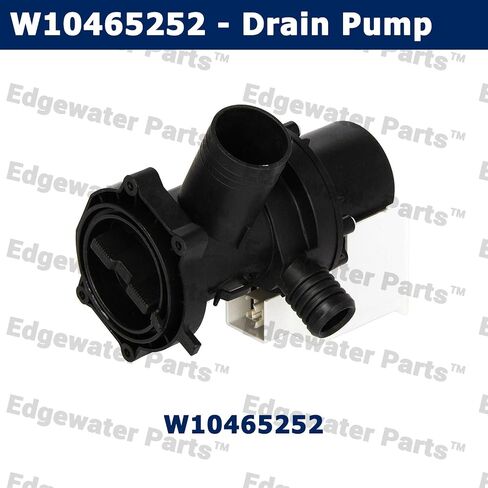 Edgewater Parts W10465252, W10192988, AP6021852, PS11755180 Washing Machine Water Drain Pump Compatible with Whirlpool and Maytag (Fits Models: MHW, WFC And More) in Saudi Arabia