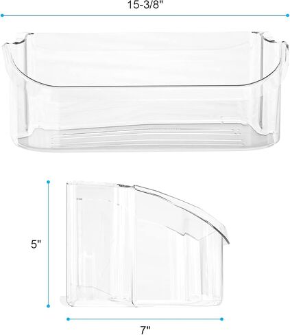 240356402 Refrigerator Upper Door Bin Replacement Compatible with Frigidaire Door Shelf Refrigerator Shelves on side AP2549958 240356407 LFSS2612TF0 AP2549958 FGUS2642LF2 in Saudi Arabia