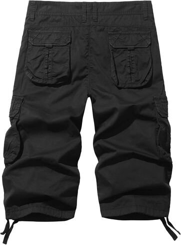 HODZAIW Men's Below The Knee Shorts 3/4 Cargo Shorts in Saudi Arabia