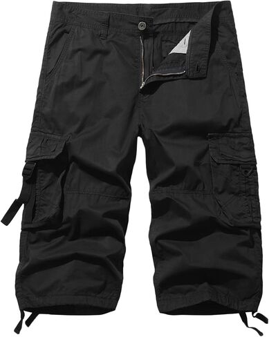 HODZAIW Men's Below The Knee Shorts 3/4 Cargo Shorts in Saudi Arabia